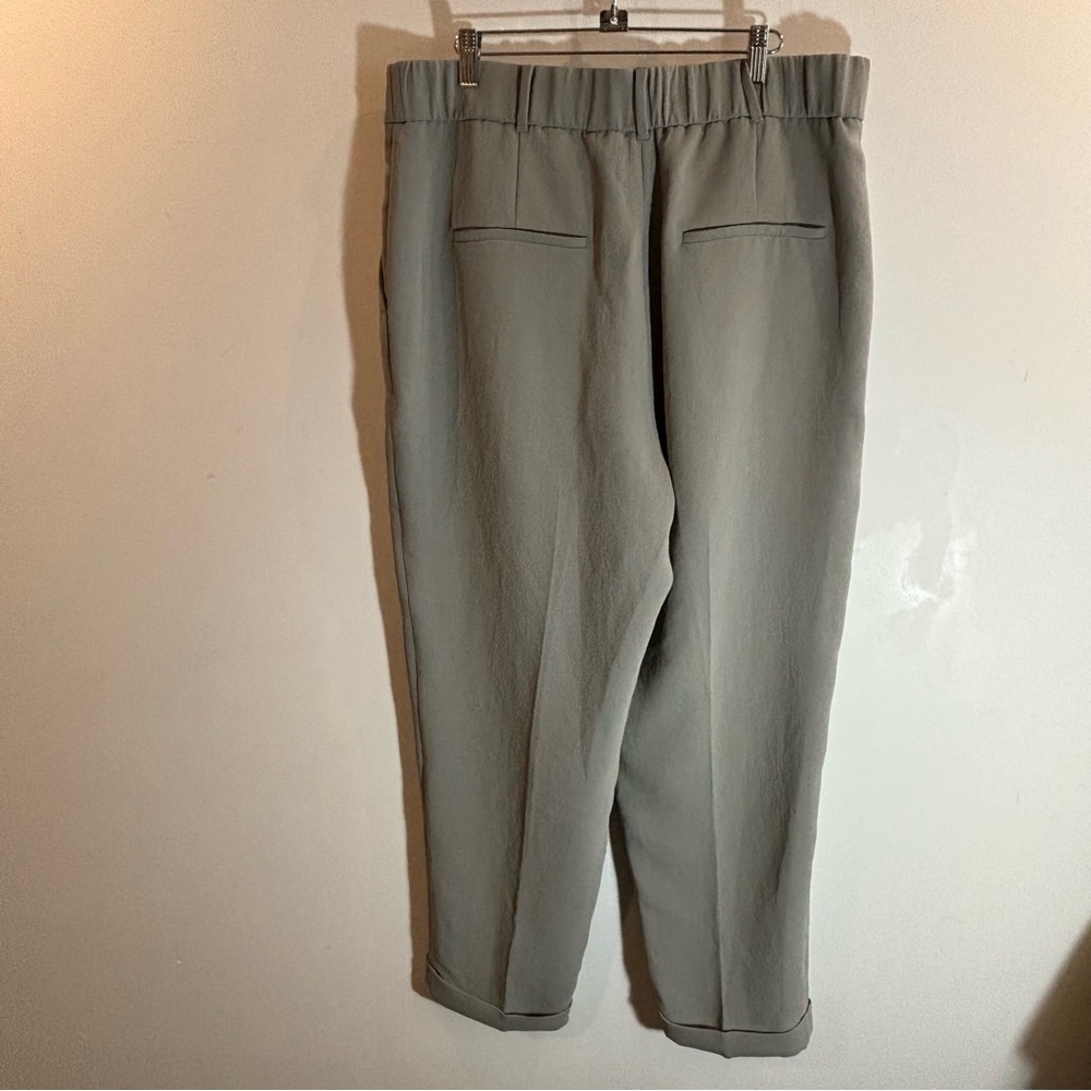 WILFRED Sz 14 Cuffed Tapered Leg Front Pleats Zipper Belt Loops Trousers - Picture 6 of 10